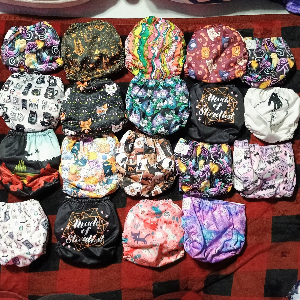 Witchy Mama Koala Cloth Diapers Witchcraft Spooky Halloween OS Pocket Cloth Diap